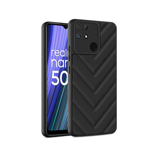 Wave Cushioned Back Cover for Realme Narzo 50A