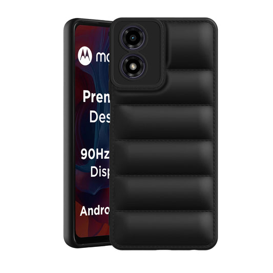 Puffer Back Cover for Motorola Moto G04