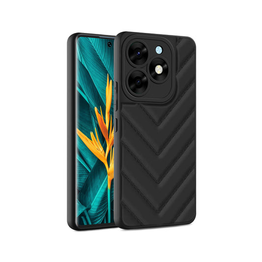 Wave Cushioned Back Cover for iTel S23 Plus