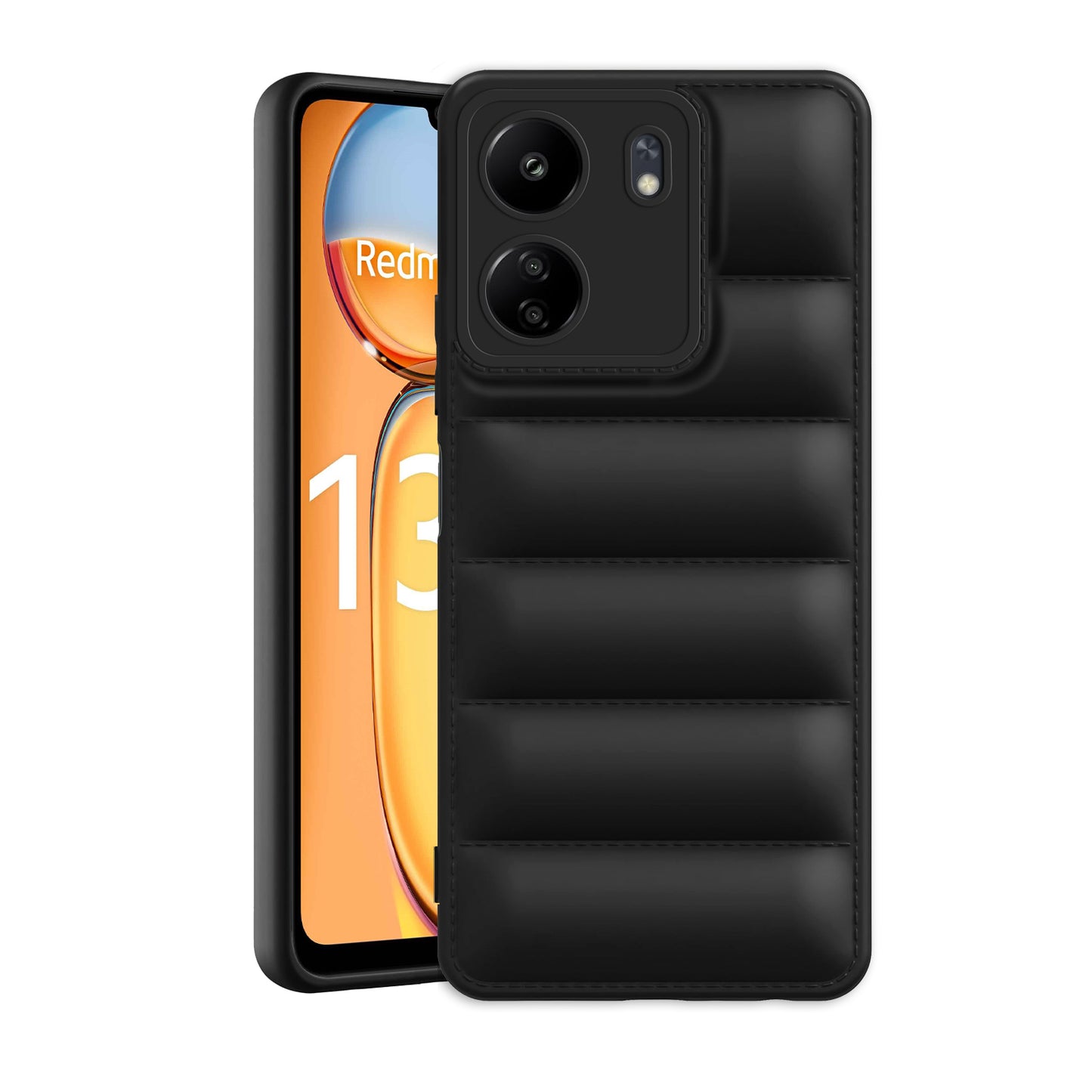 Puffer Back Cover for Poco C65