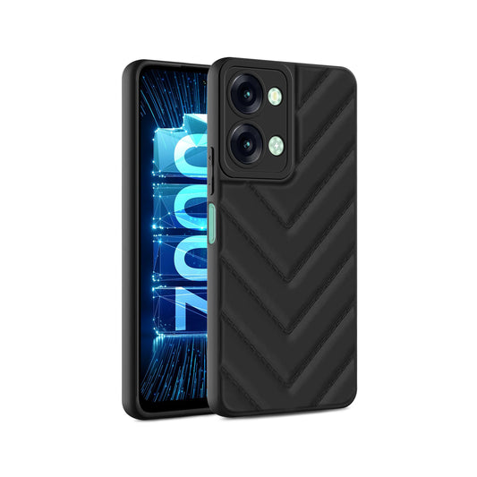 Wave Cushioned Back Cover for iTel P40 Plus