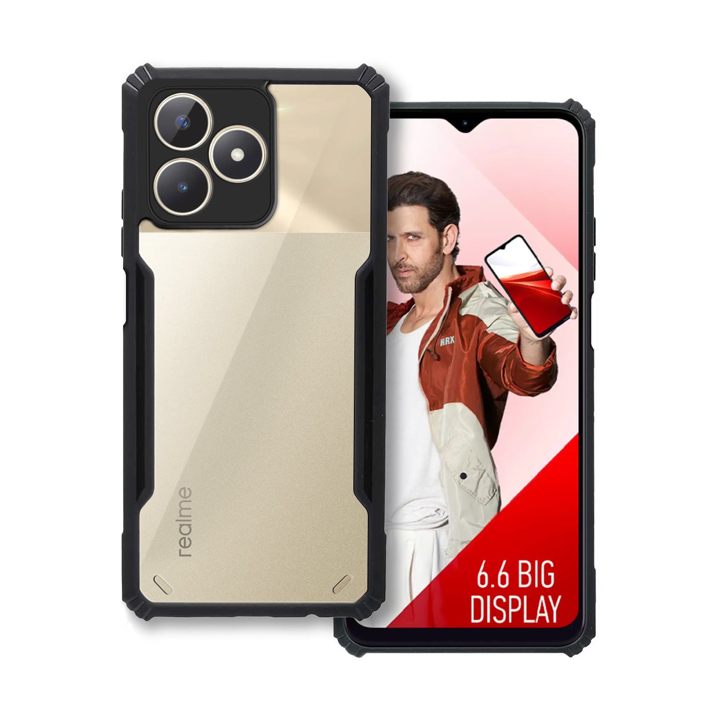 360 Degree Protection Back Cover For Realme C53