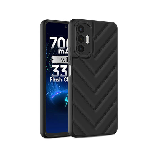 Wave Cushioned Back Cover for Tecno Pova 3