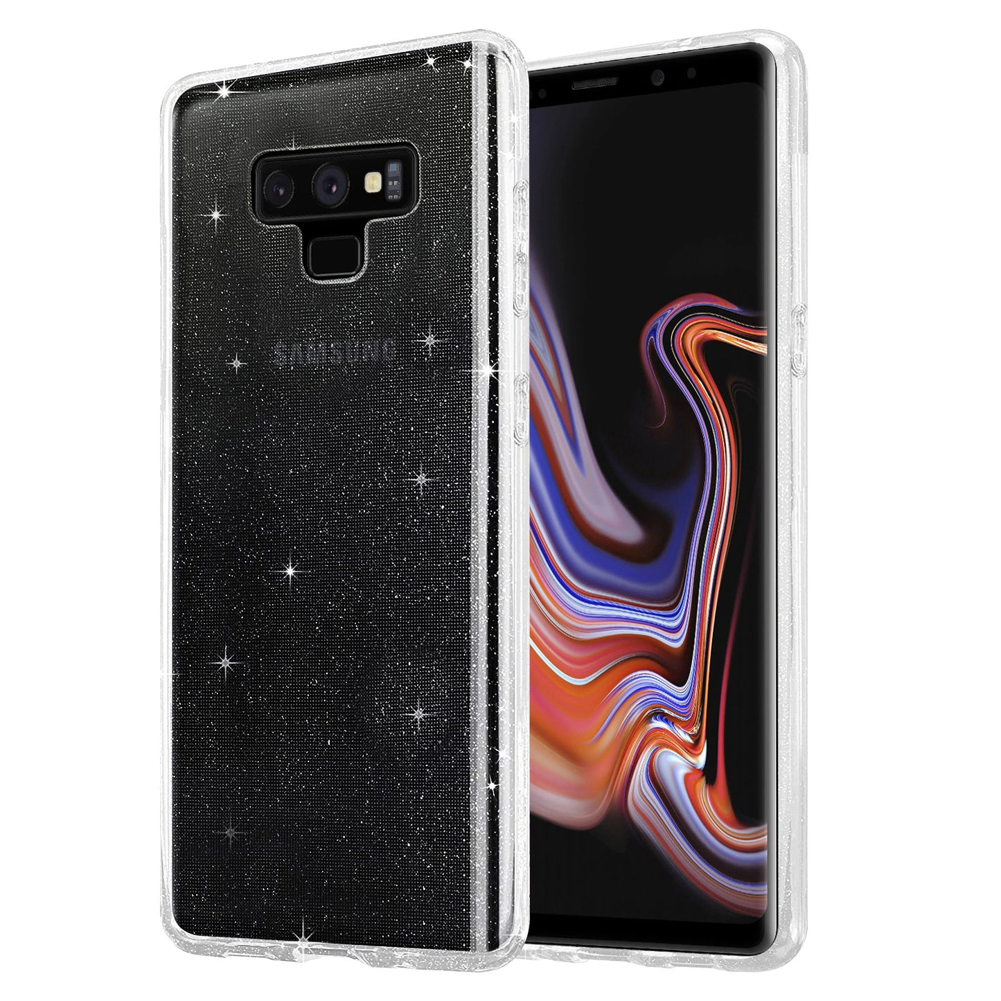 Liquid Crystal Glitter Back Cover for Samsung Galaxy Note 9