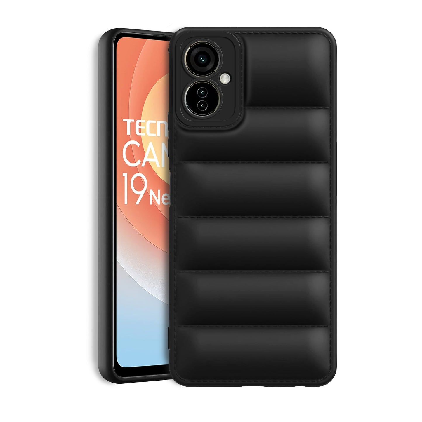 Puffer Back Cover for Tecno Camon 19 Neo