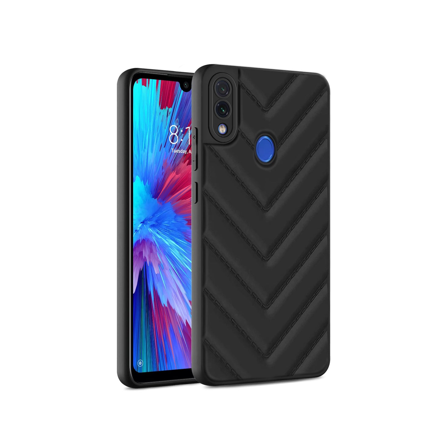 Wave Cushioned Back Cover for Redmi Note 7