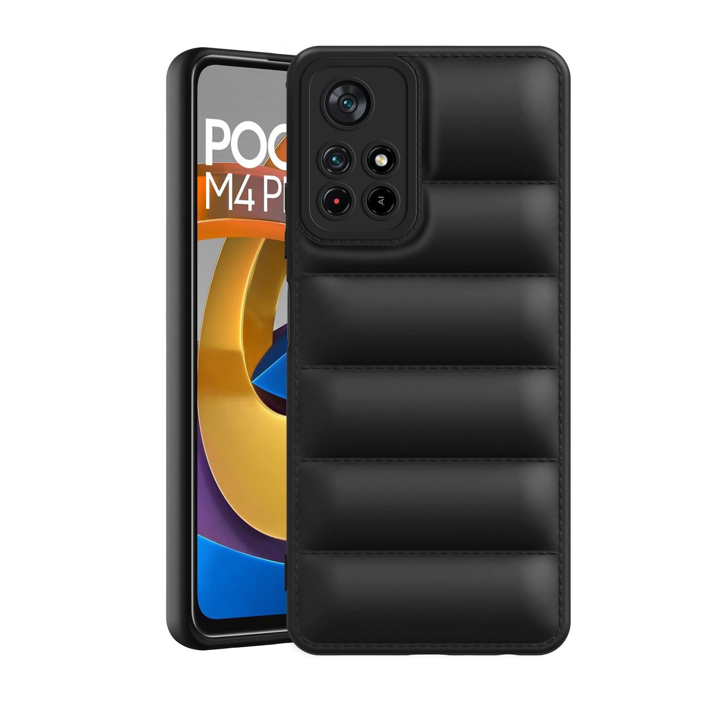 Puffer Back Cover for Poco M4 Pro 5G