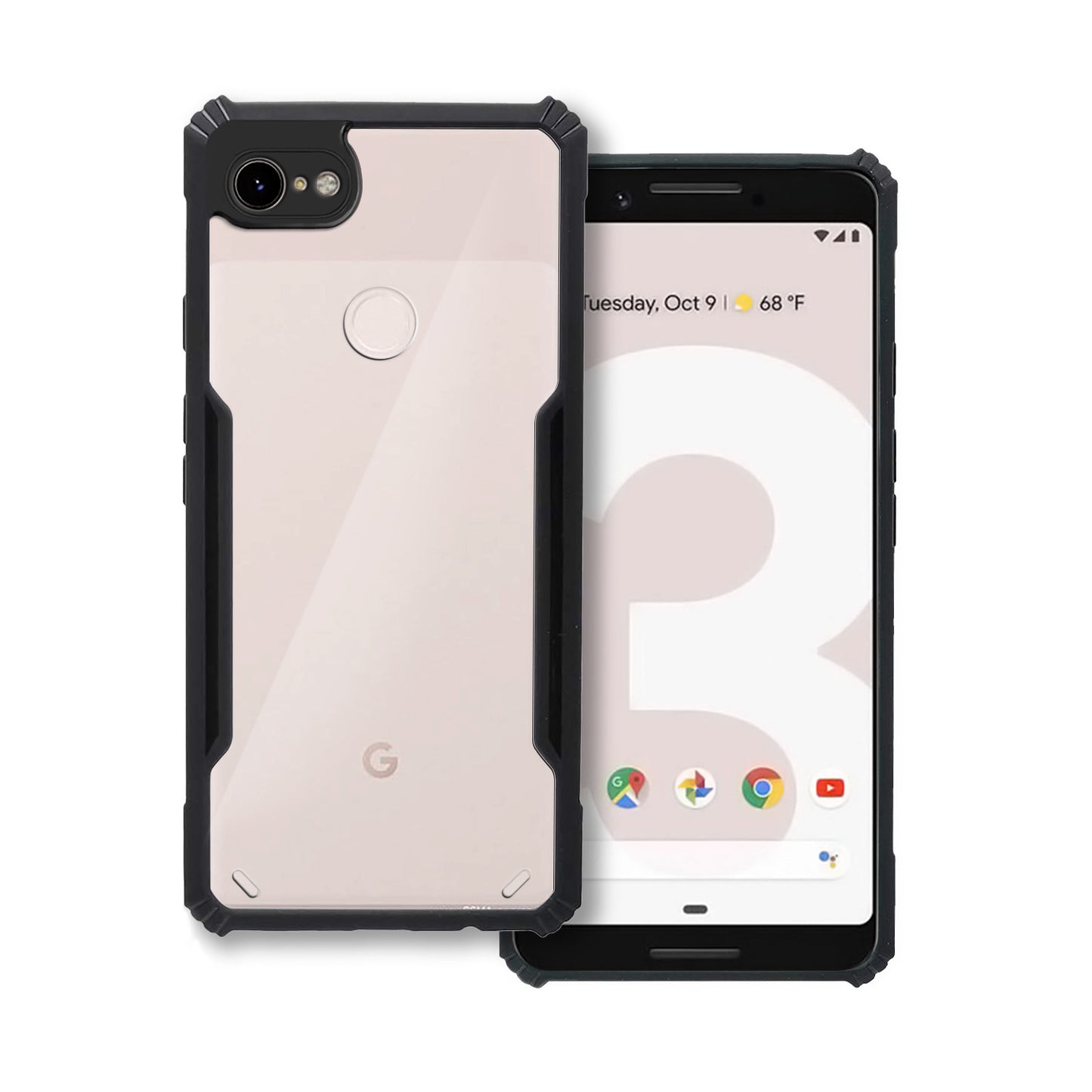 360 Degree Protection Back Cover For Google Pixel 3