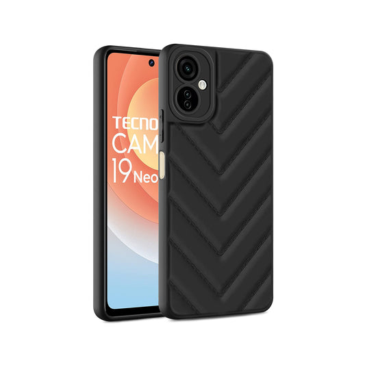 Wave Cushioned Back Cover for Tecno Camon 19 Neo