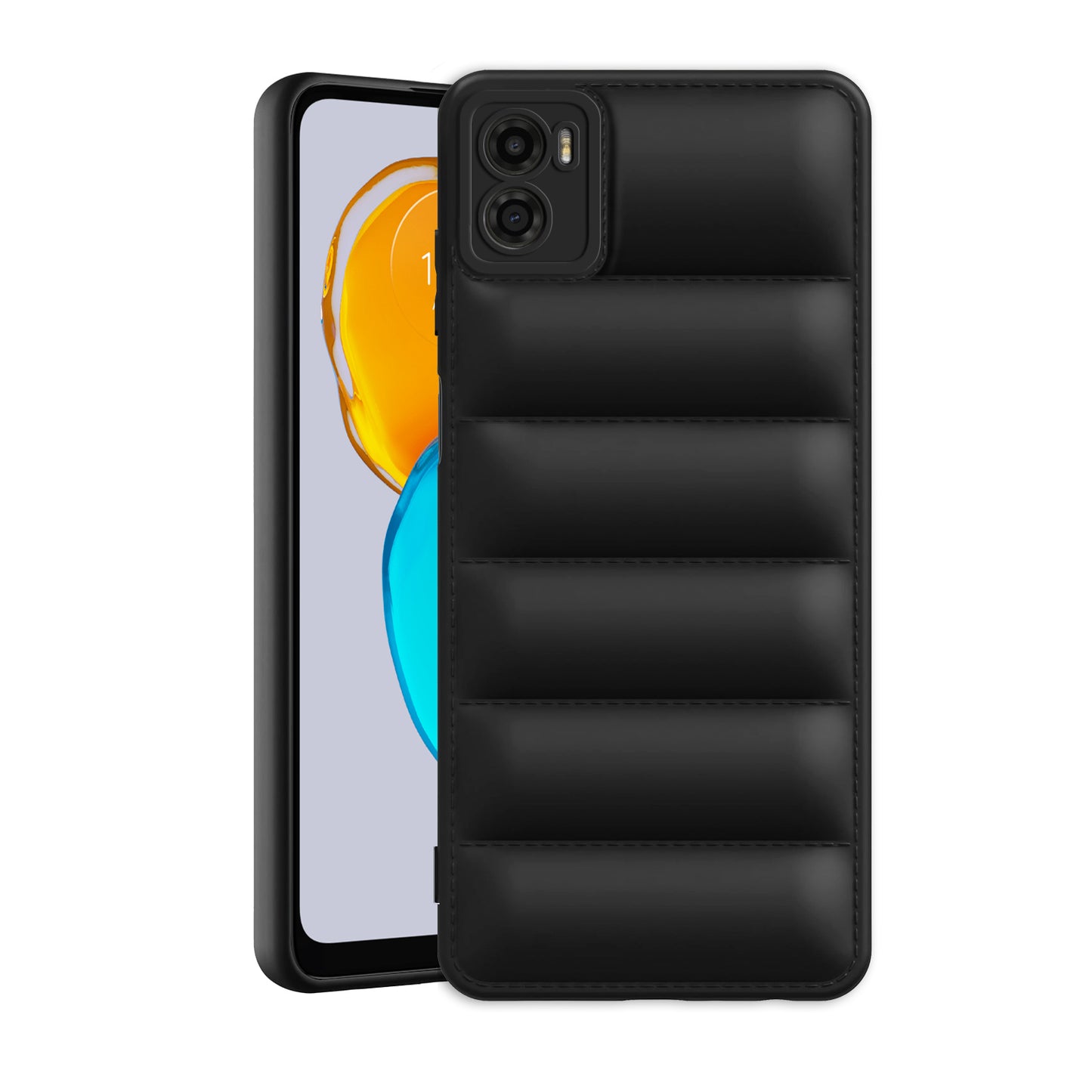 Puffer Back Cover for Motorola Moto E32