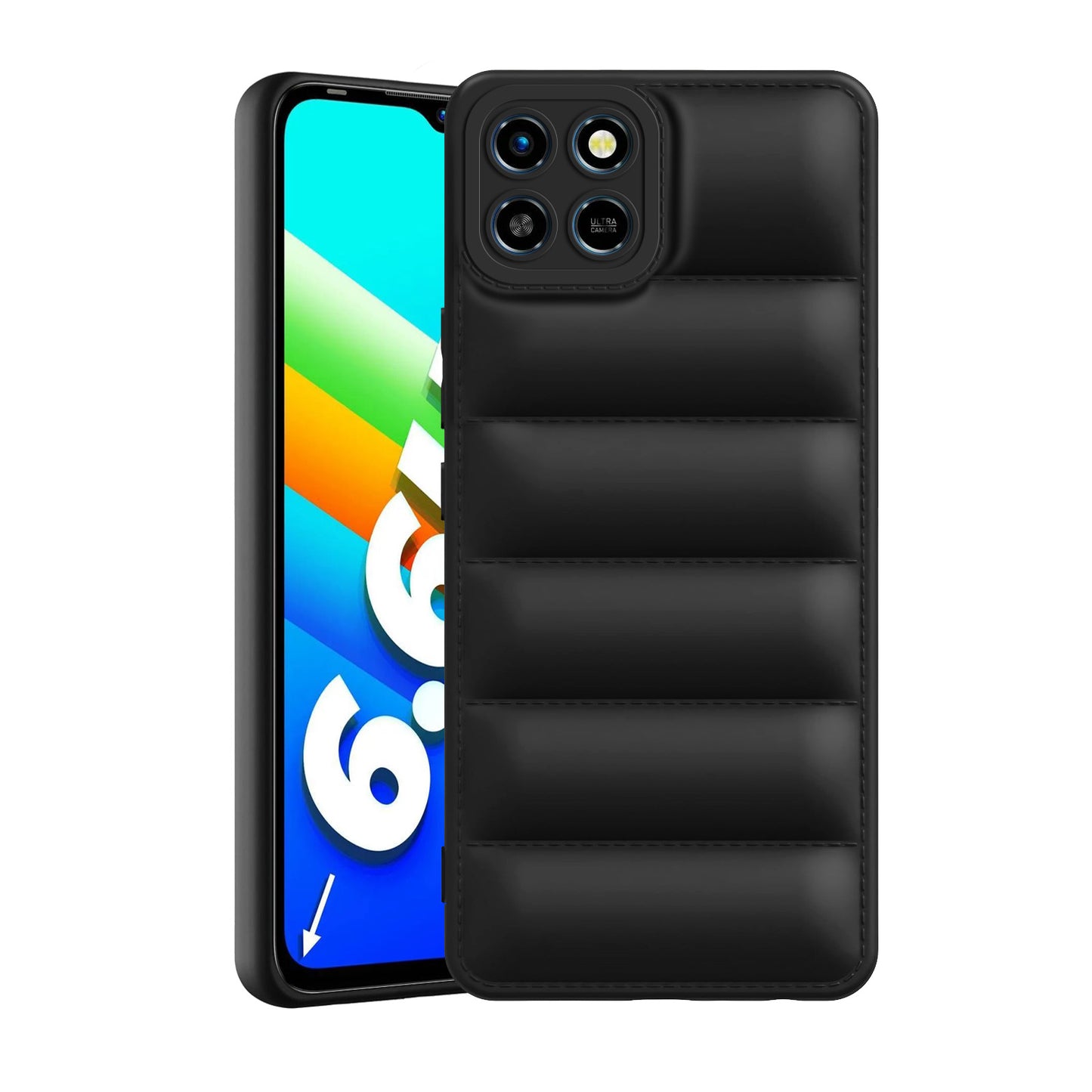 Puffer Back Cover for Infinix Smart 6 HD