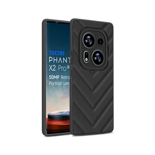 Wave Cushioned Back Cover for Tecno Phantom X2 Pro