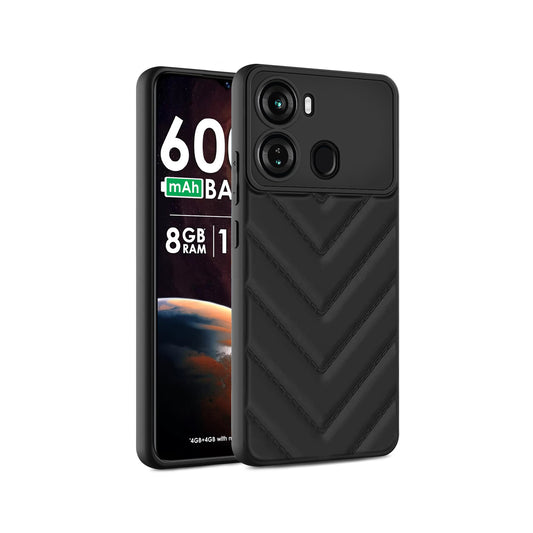 Wave Cushioned Back Cover for iTel P40