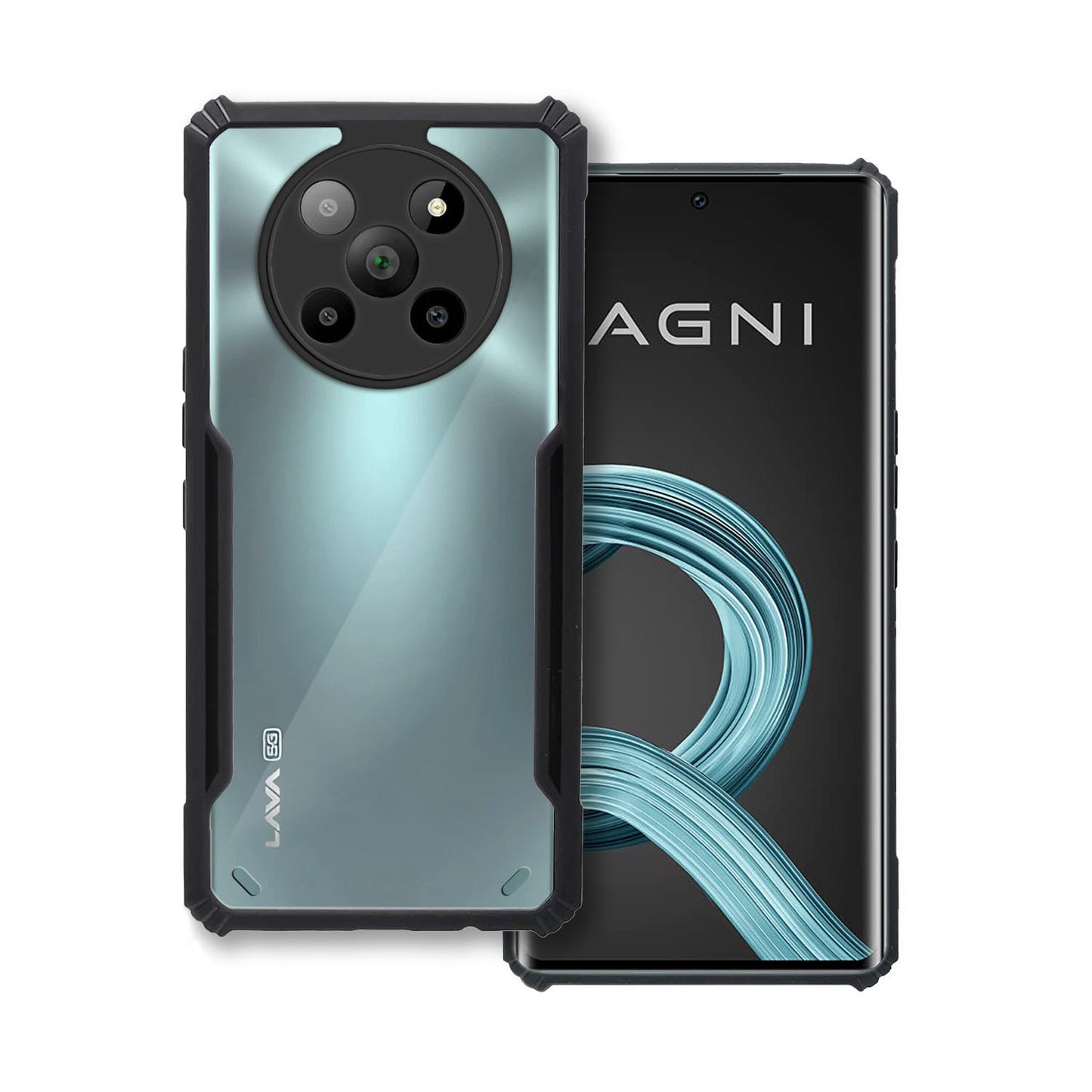 360 Degree Protection Back Cover For Lava Agni 2