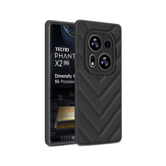 Wave Cushioned Back Cover for Tecno Phantom X2