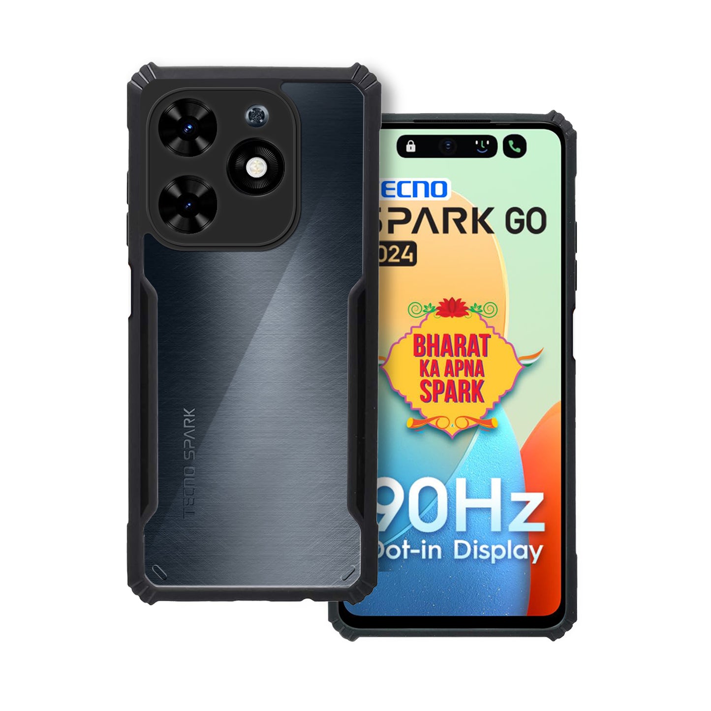 360 Degree Protection Back Cover For Tecno Spark Go 2024