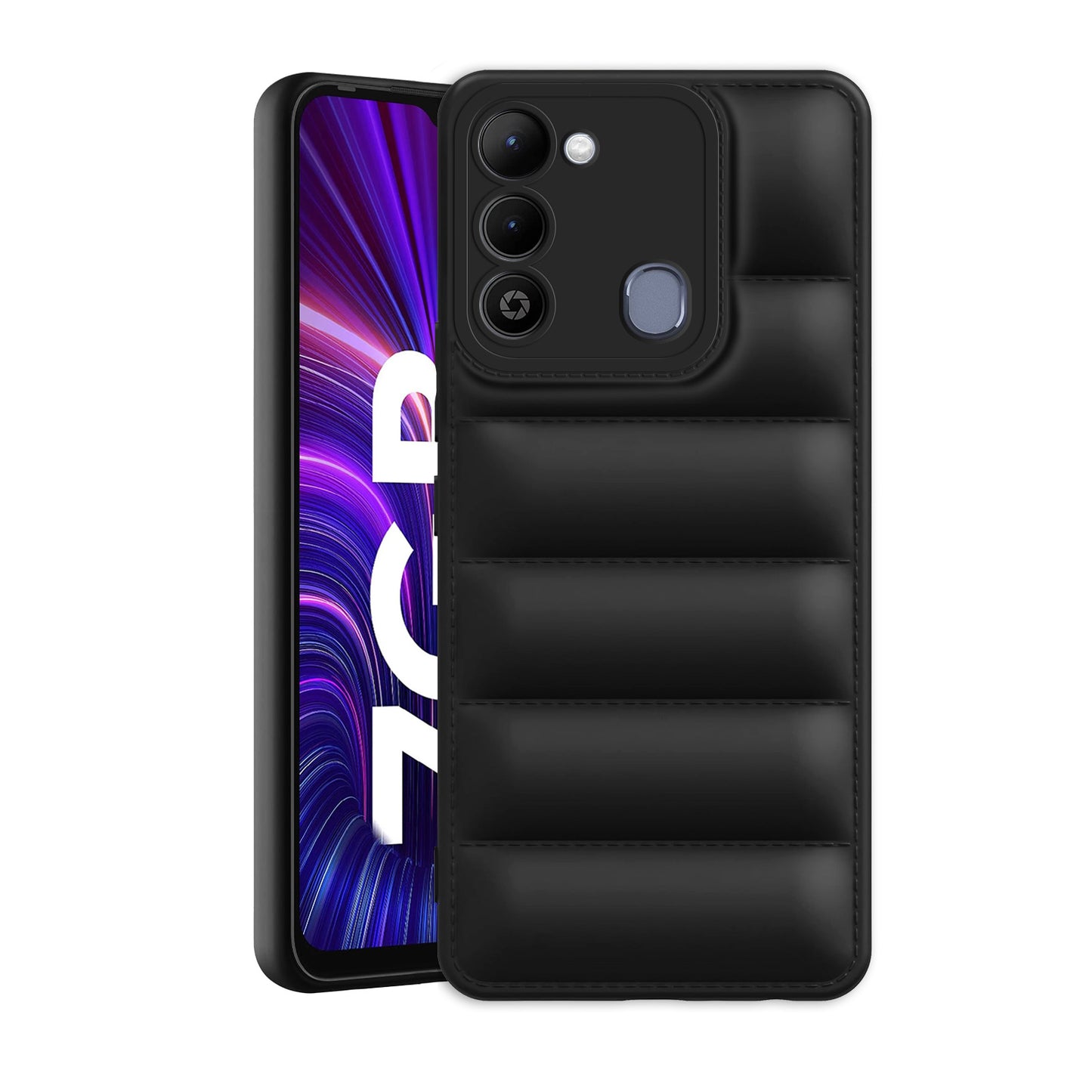 Puffer Back Cover for Tecno Spark 9