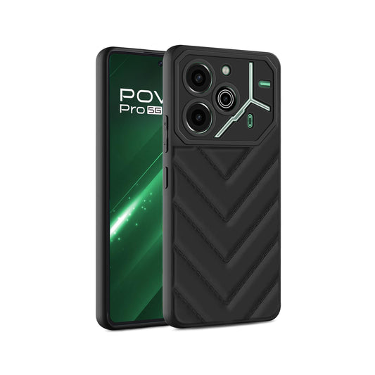 Wave Cushioned Back Cover for Tecno Pova 6 Pro