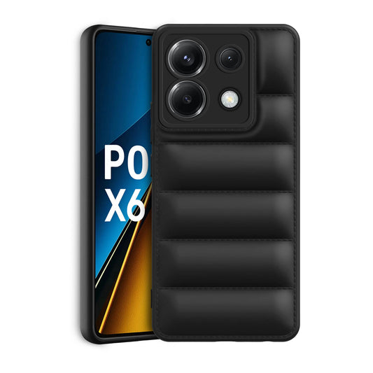 Puffer Back Cover for Poco X6