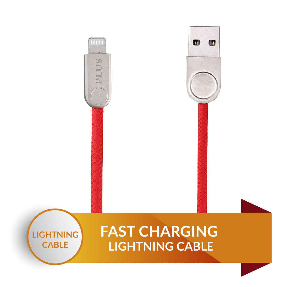 Plus IOS USB Charging Cable (Random Colour)