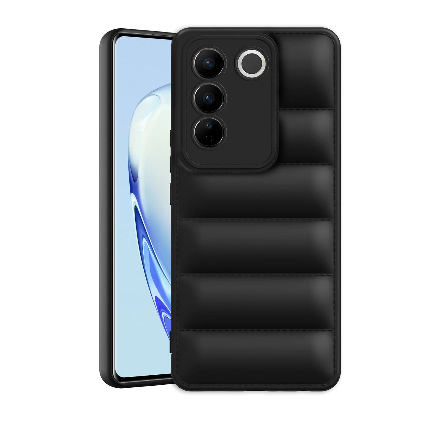 Puffer Back Cover for Vivo V27