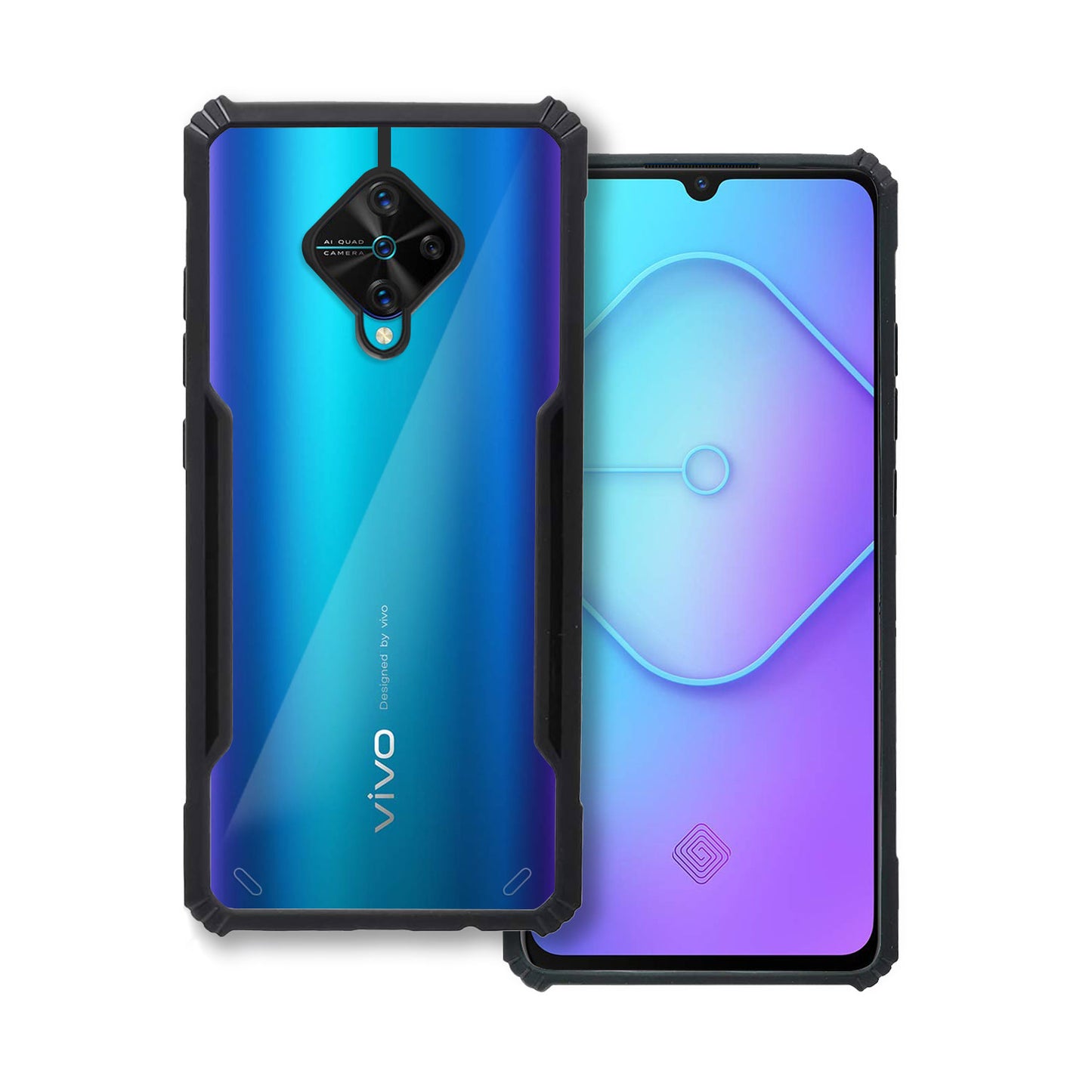 360 Degree Protection Back Cover For Vivo S1 Pro