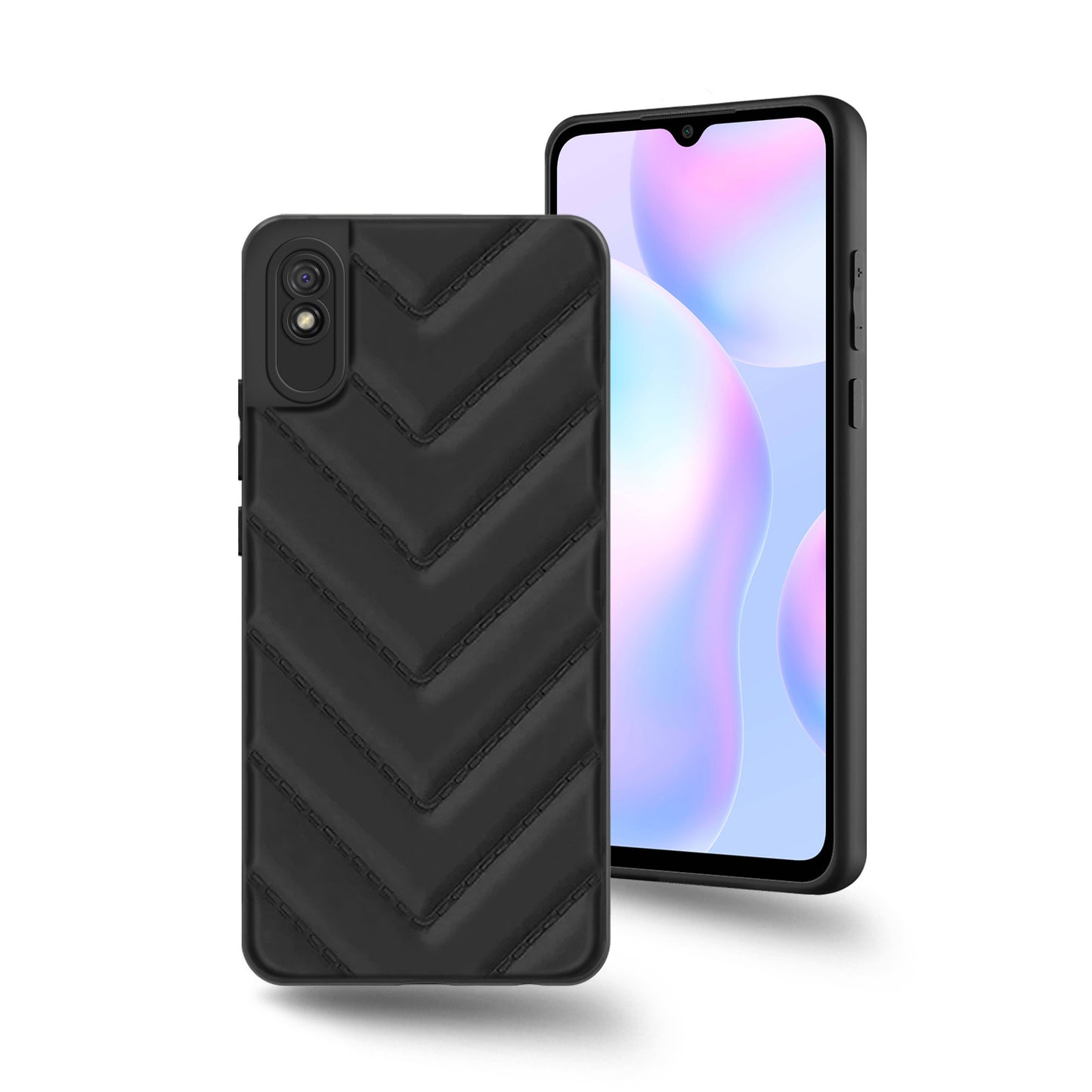 Wave Cushioned Back Cover for Redmi 9A