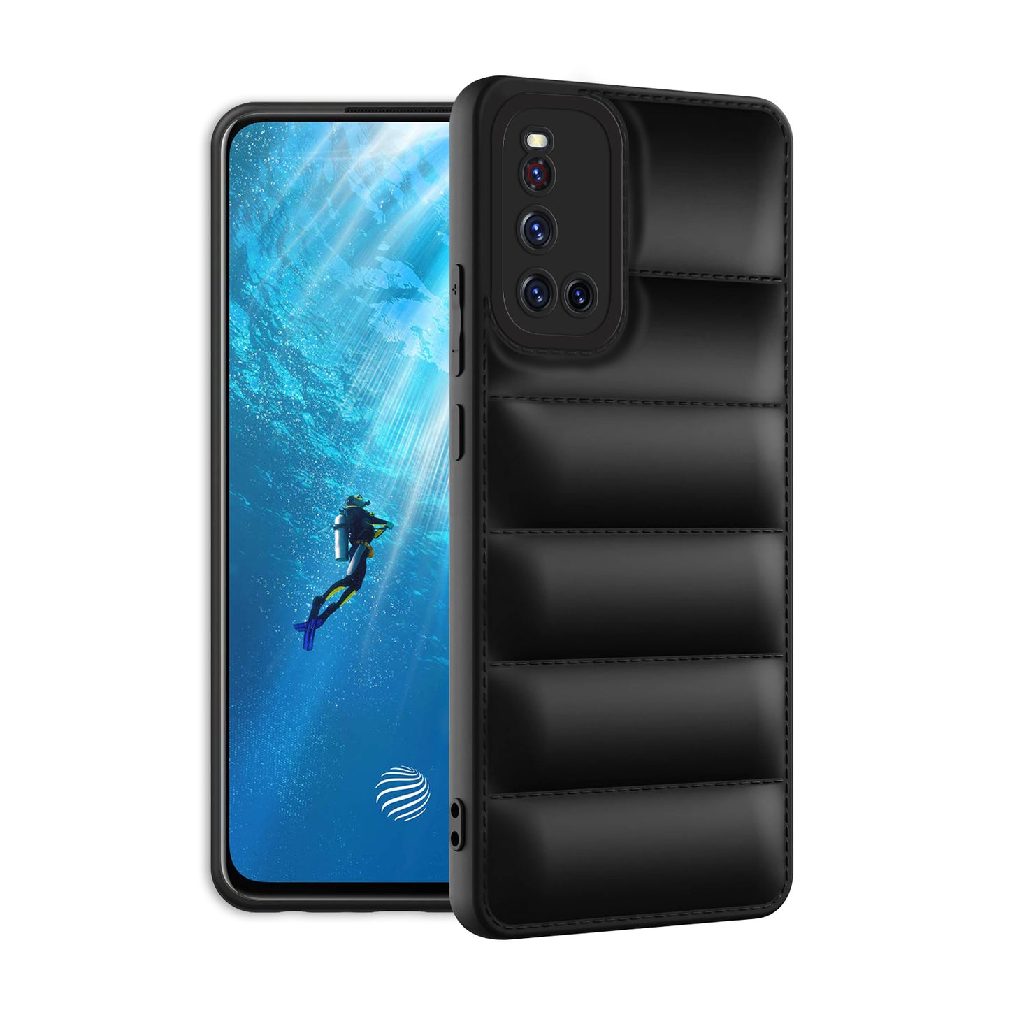 Puffer Back Cover for Vivo V19