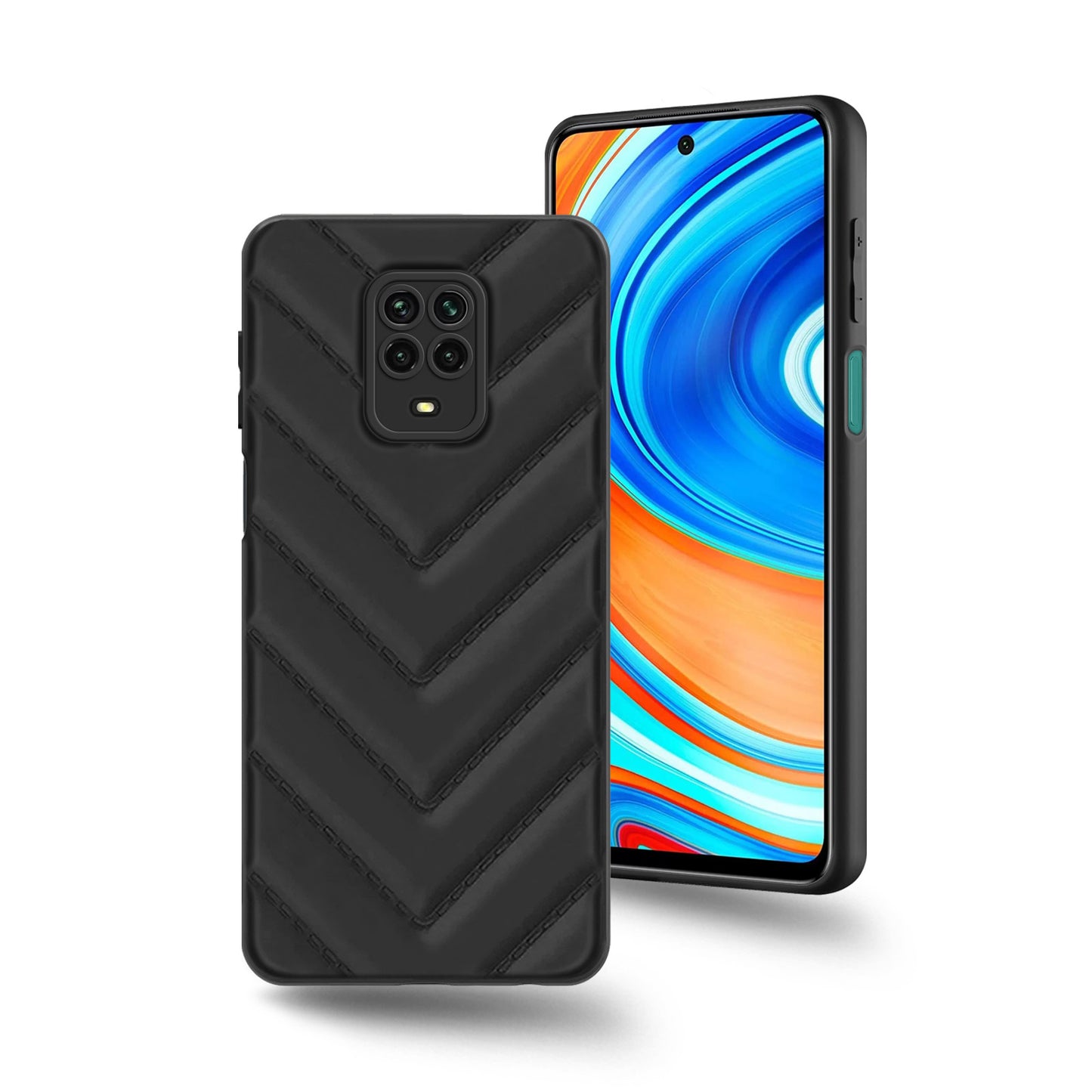 Wave Cushioned Back Cover for Redmi Note 9 Pro Max