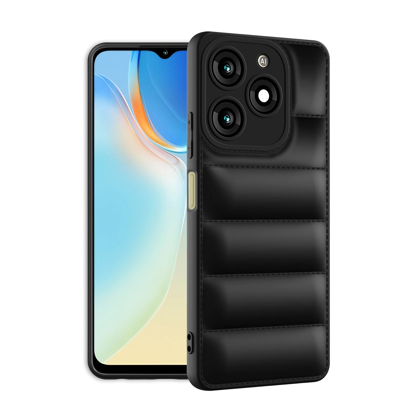 Puffer Back Cover for iTel A70