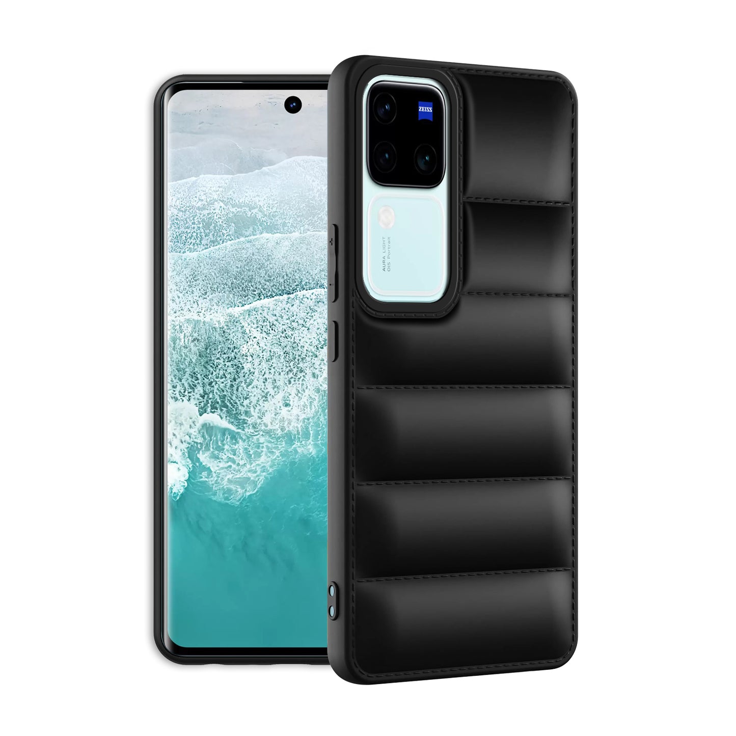 Puffer Back Cover for Vivo V30 Pro