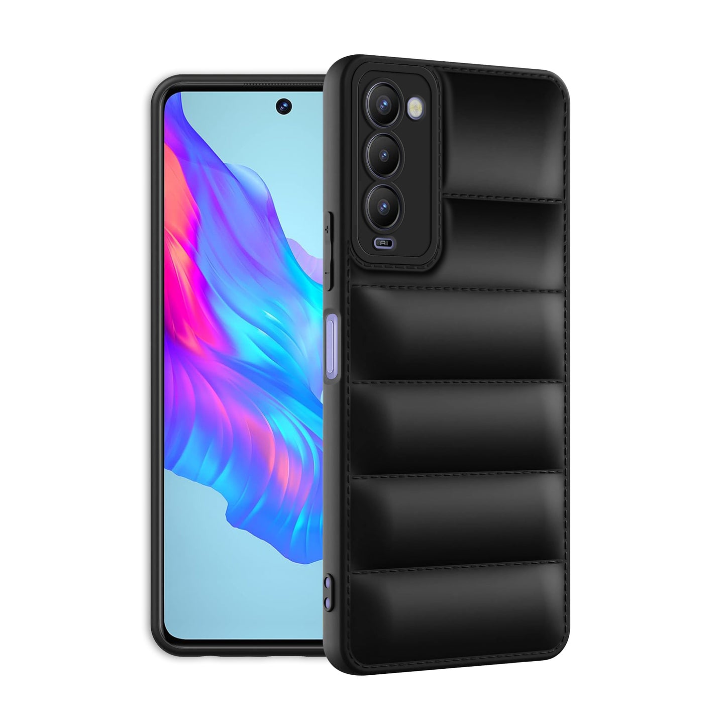 Puffer Back Cover for Tecno Camon 18