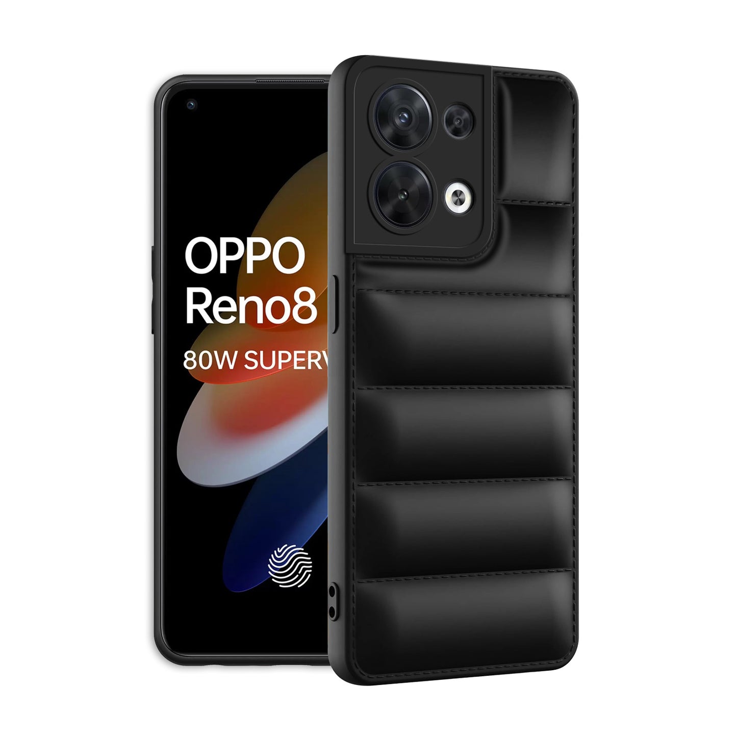 Puffer Back Cover for Oppo Reno 8 5G