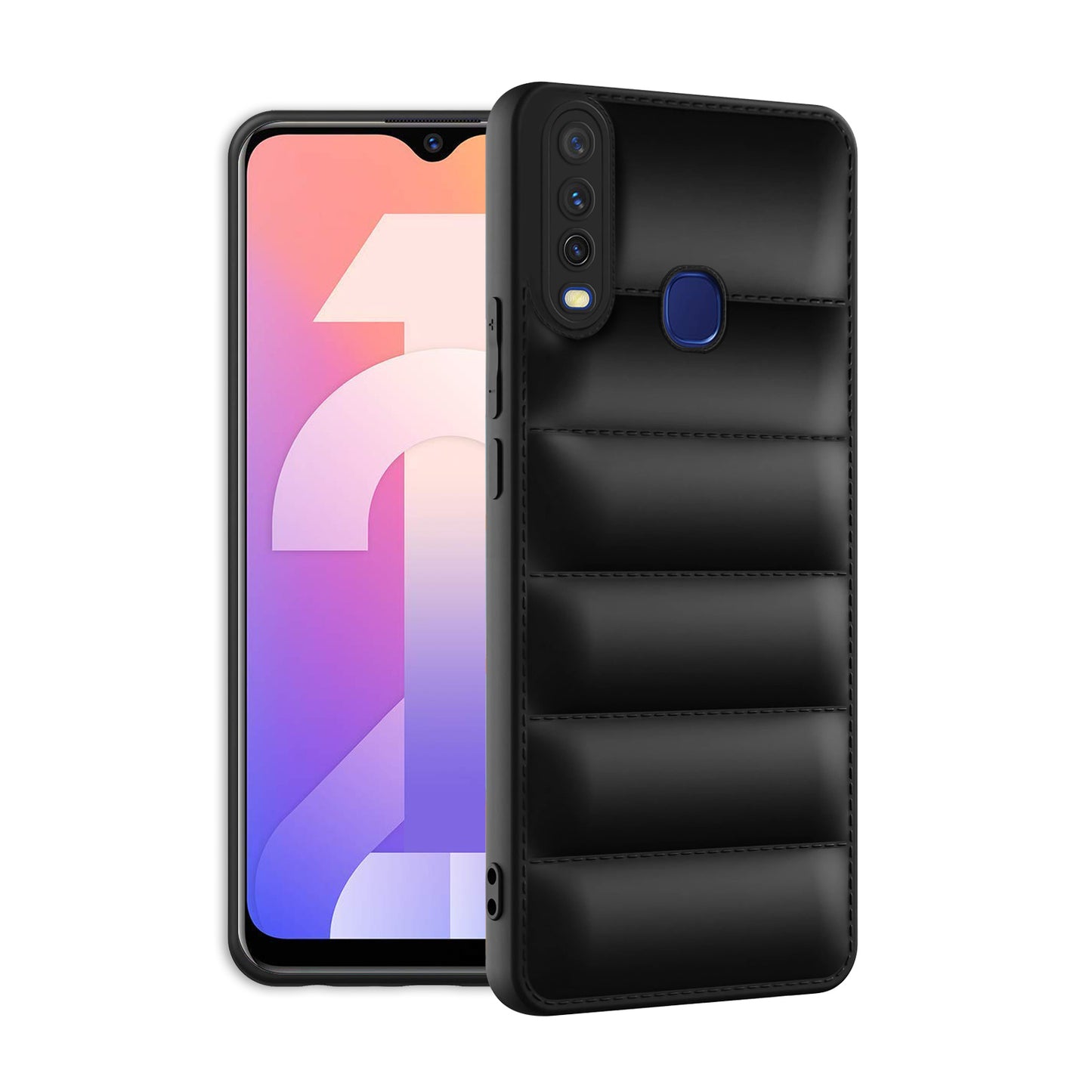 Puffer Back Cover for Vivo Y12