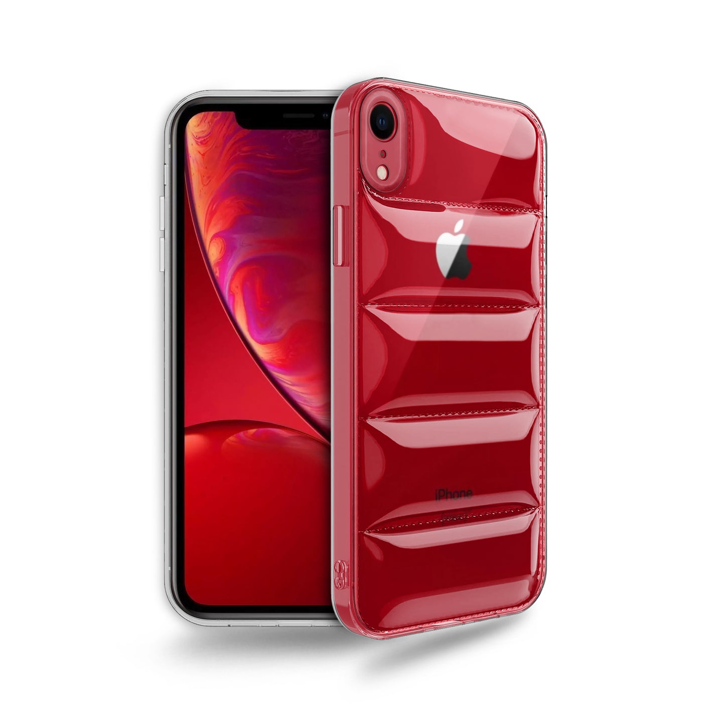 Ultra-Thin Transparent Puffer Back Cover for Apple iPhone XR