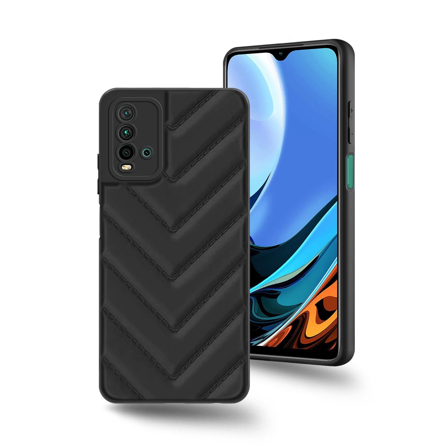 Wave Cushioned Back Cover for Redmi 9 Power