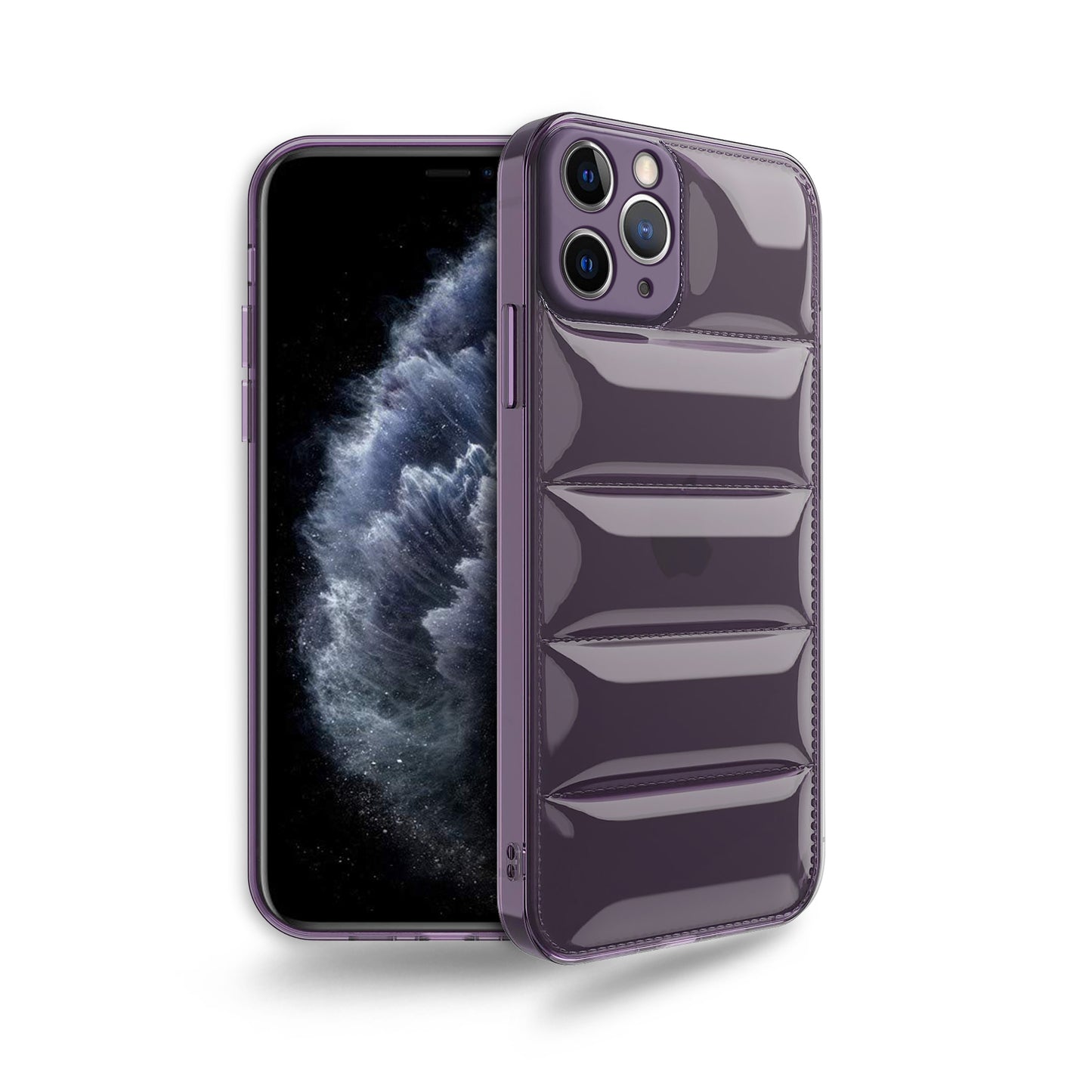 Ultra-Thin Transparent Puffer Back Cover for Apple iPhone 11 Pro