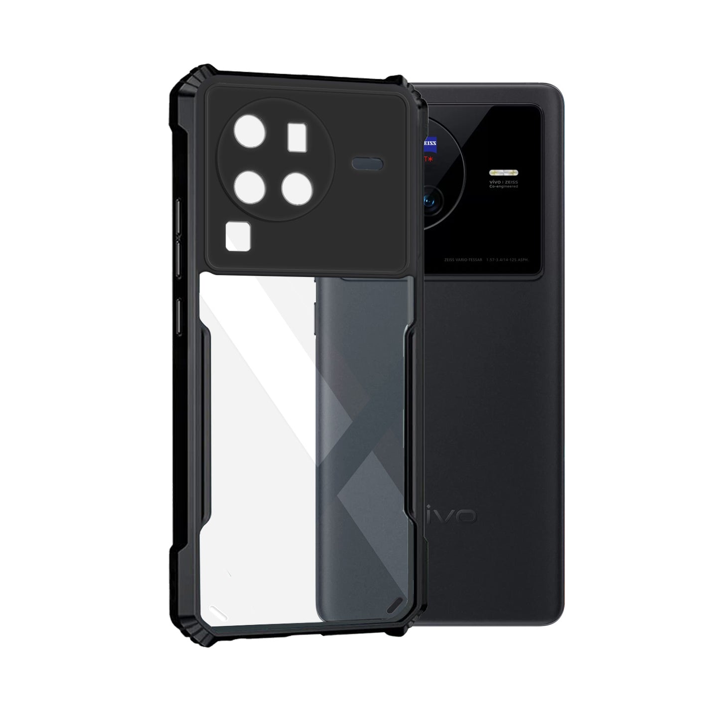 360 Degree Protection Back Cover For Vivo X80 Pro
