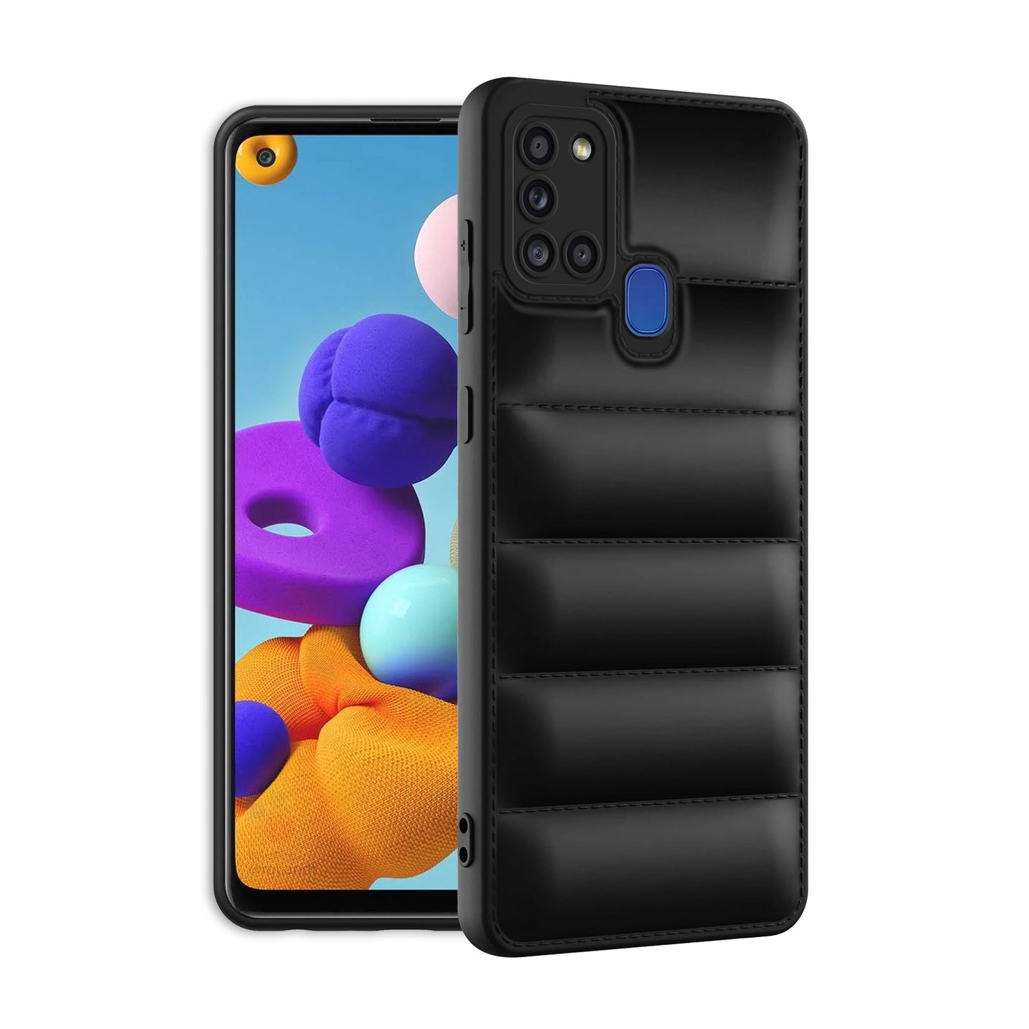 Puffer Back Cover for Samsung Galaxy A21s