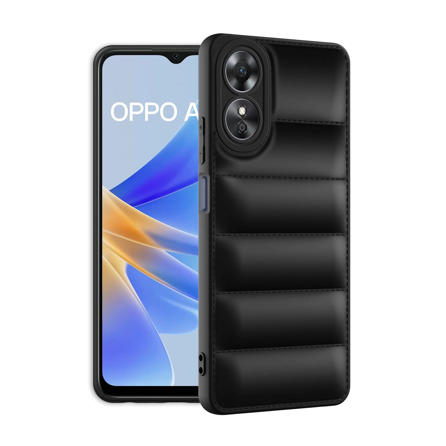 Puffer Back Cover for Oppo A17