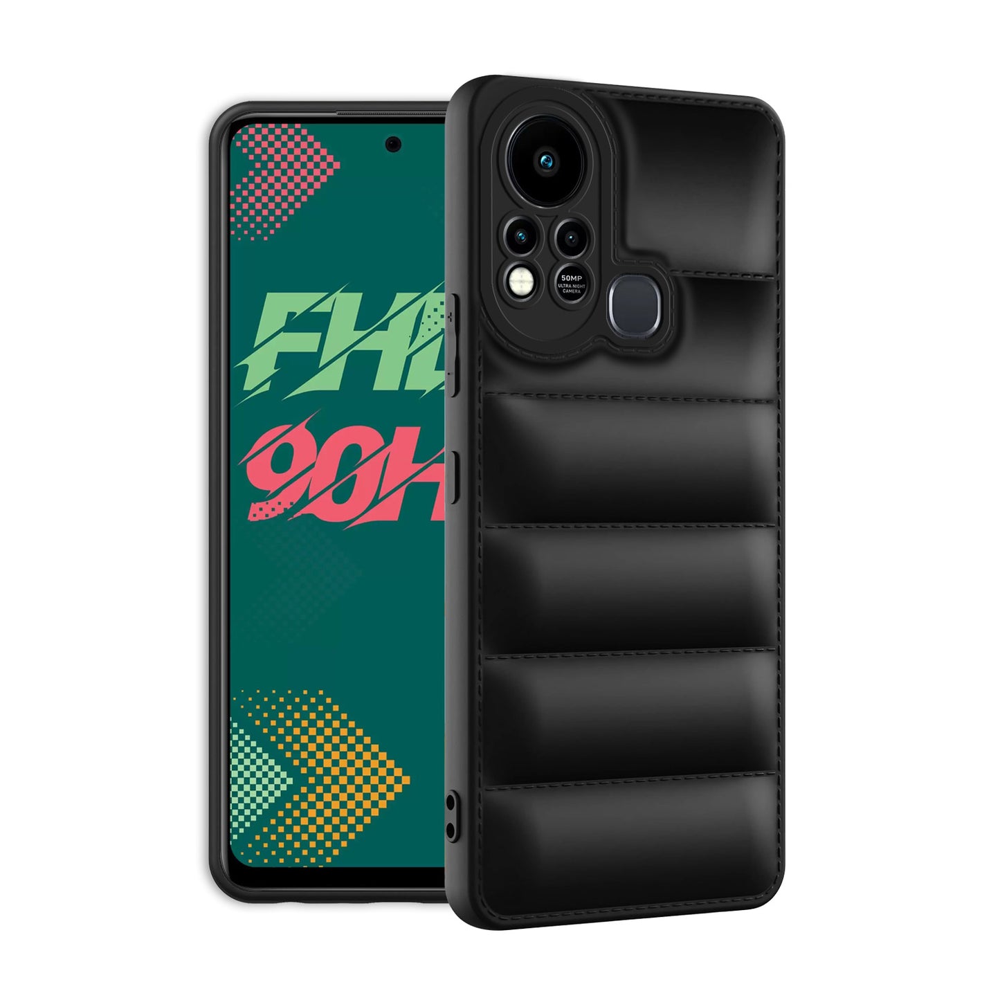 Puffer Back Cover for Infinix Hot 11s