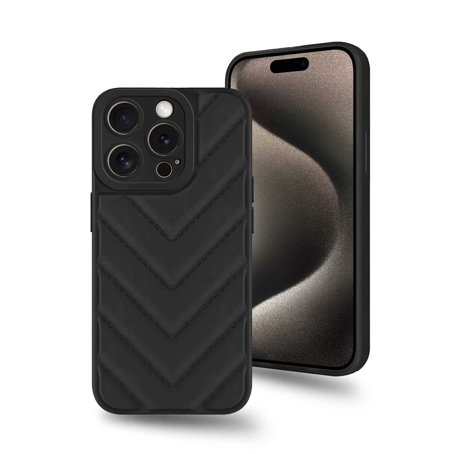 Wave Cushioned Back Cover for Apple iPhone 15 Pro Max