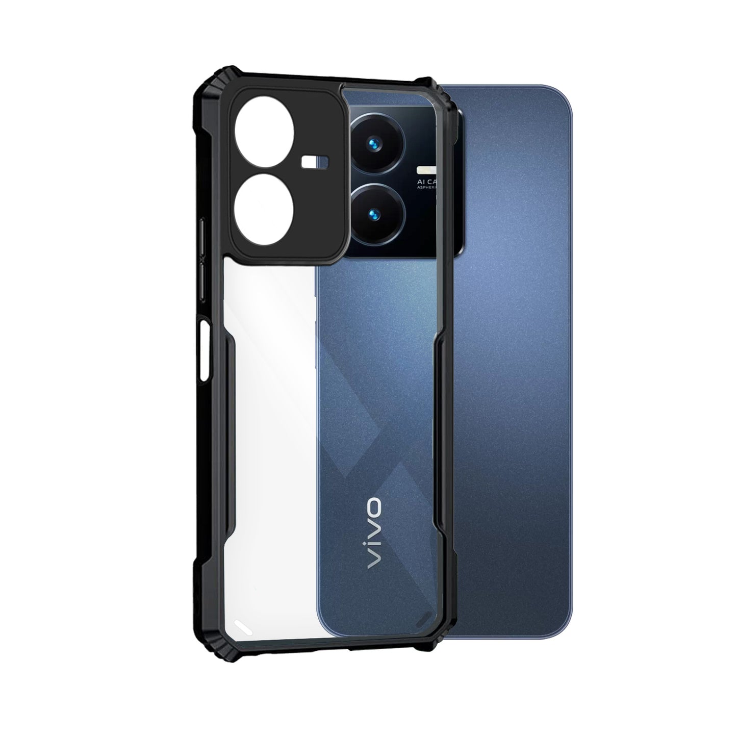 360 Degree Protection Back Cover For Vivo Y22