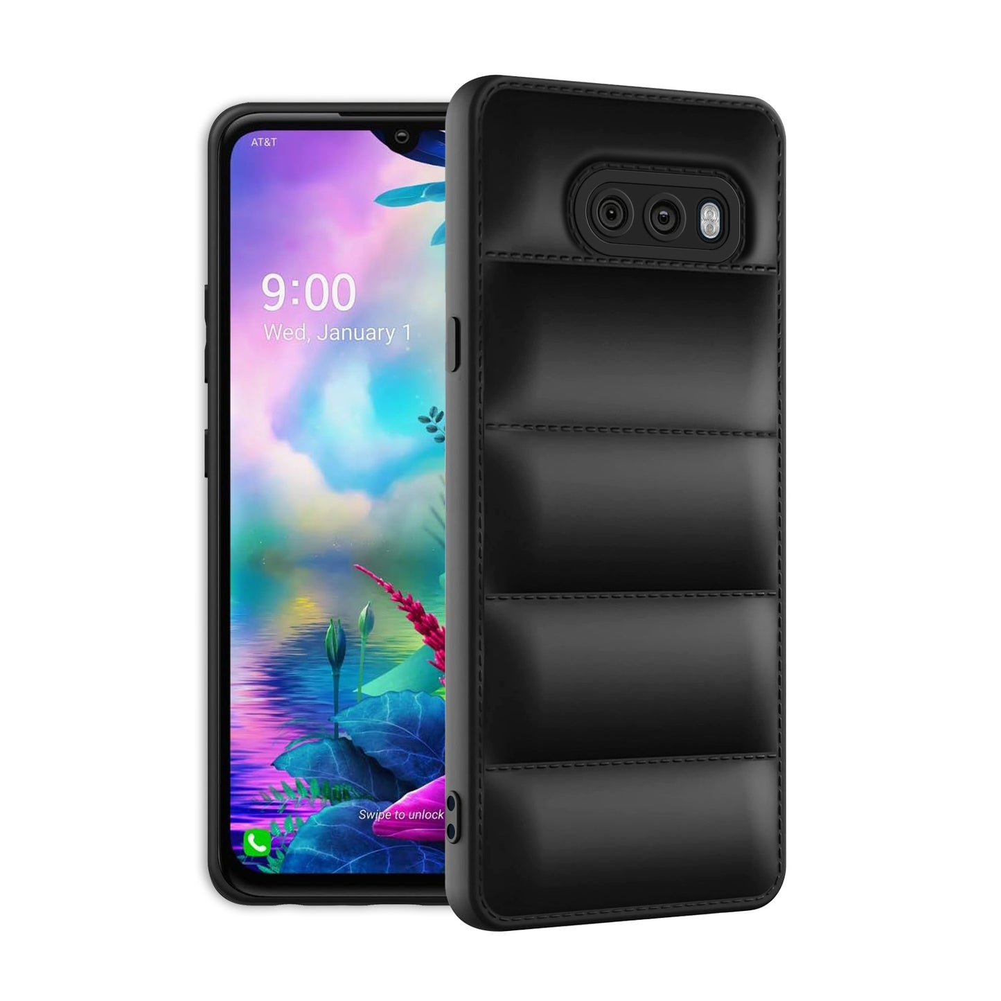 Puffer Back Cover for LG G8x ThinQ