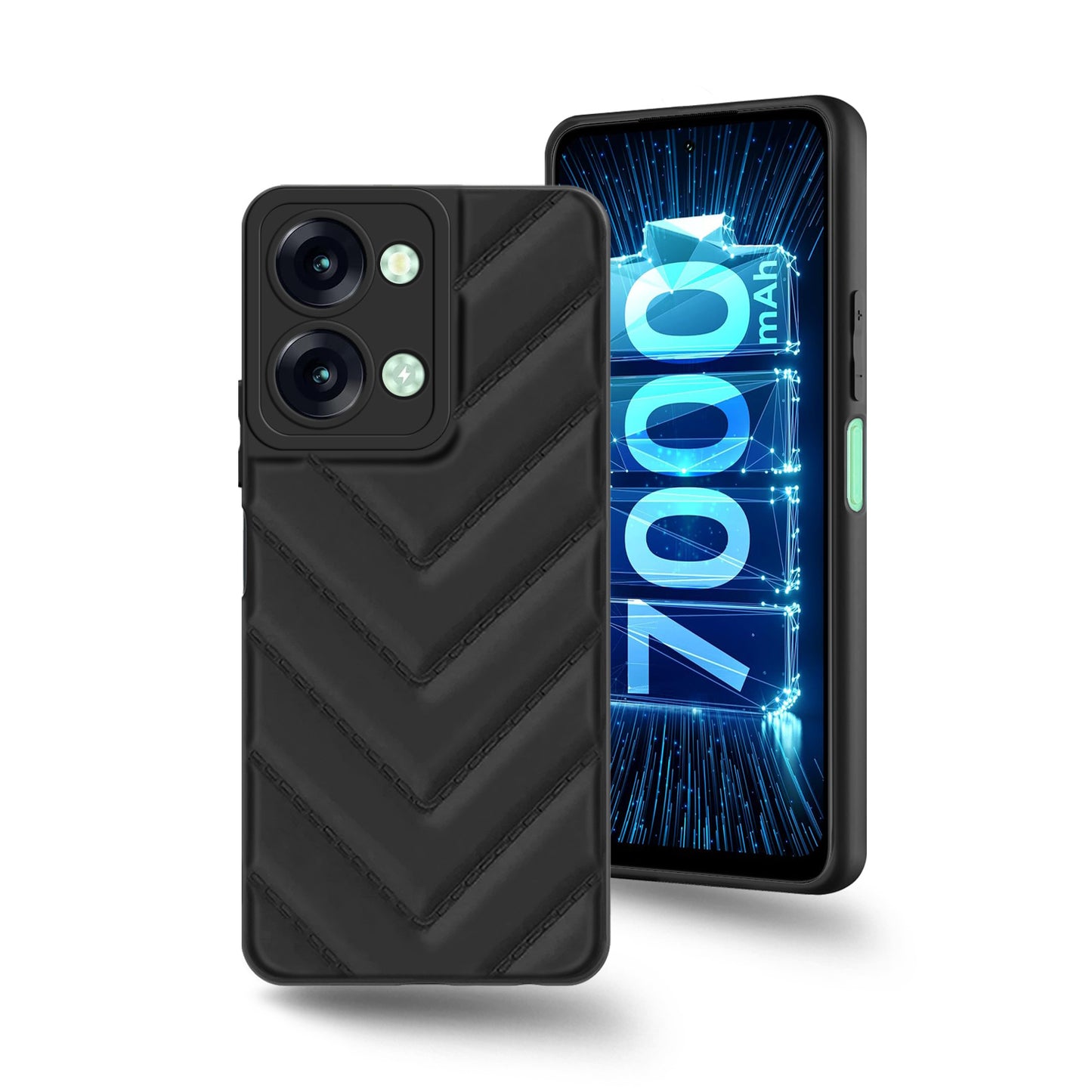 Wave Cushioned Back Cover for iTel P40 Plus