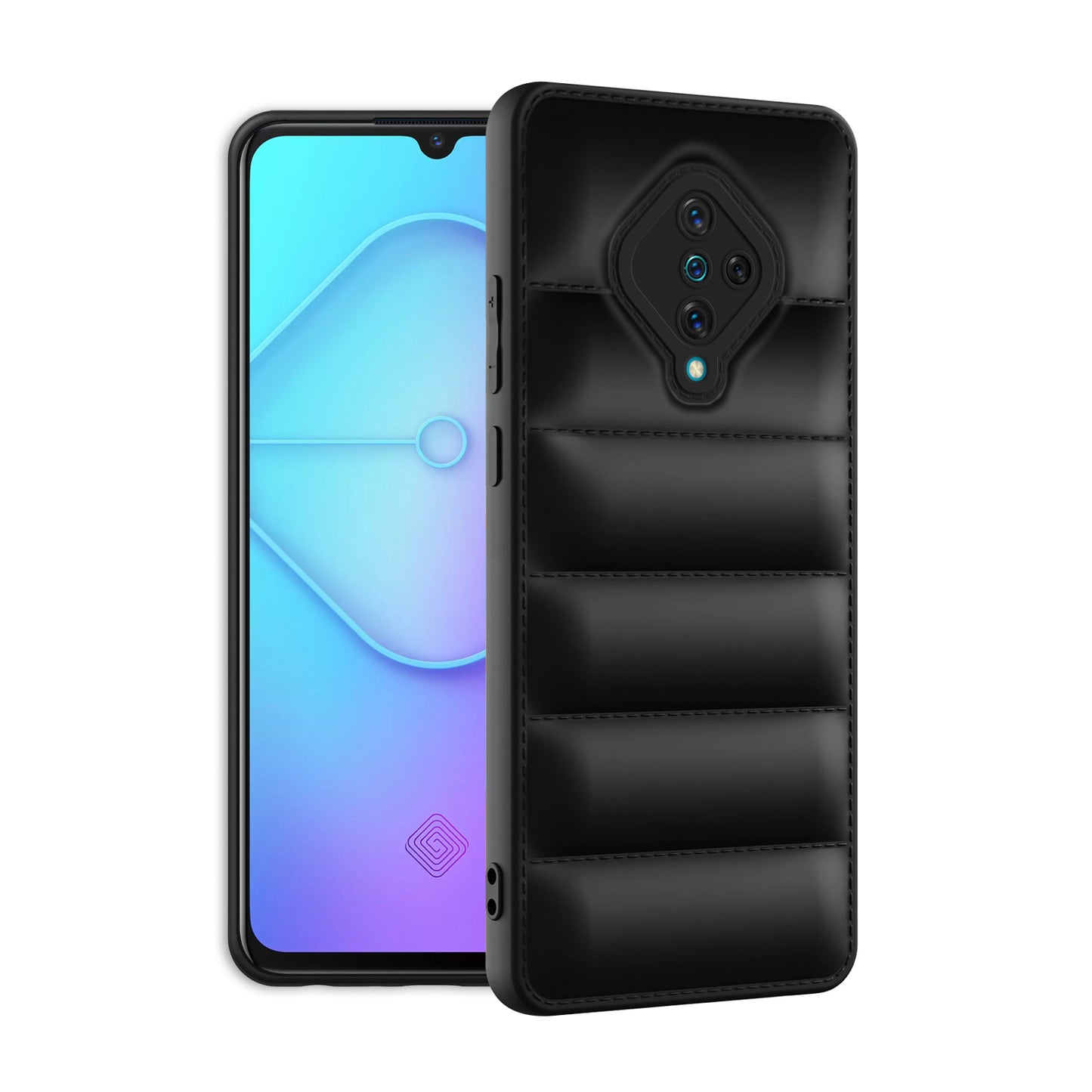 Puffer Back Cover for Vivo S1 Pro