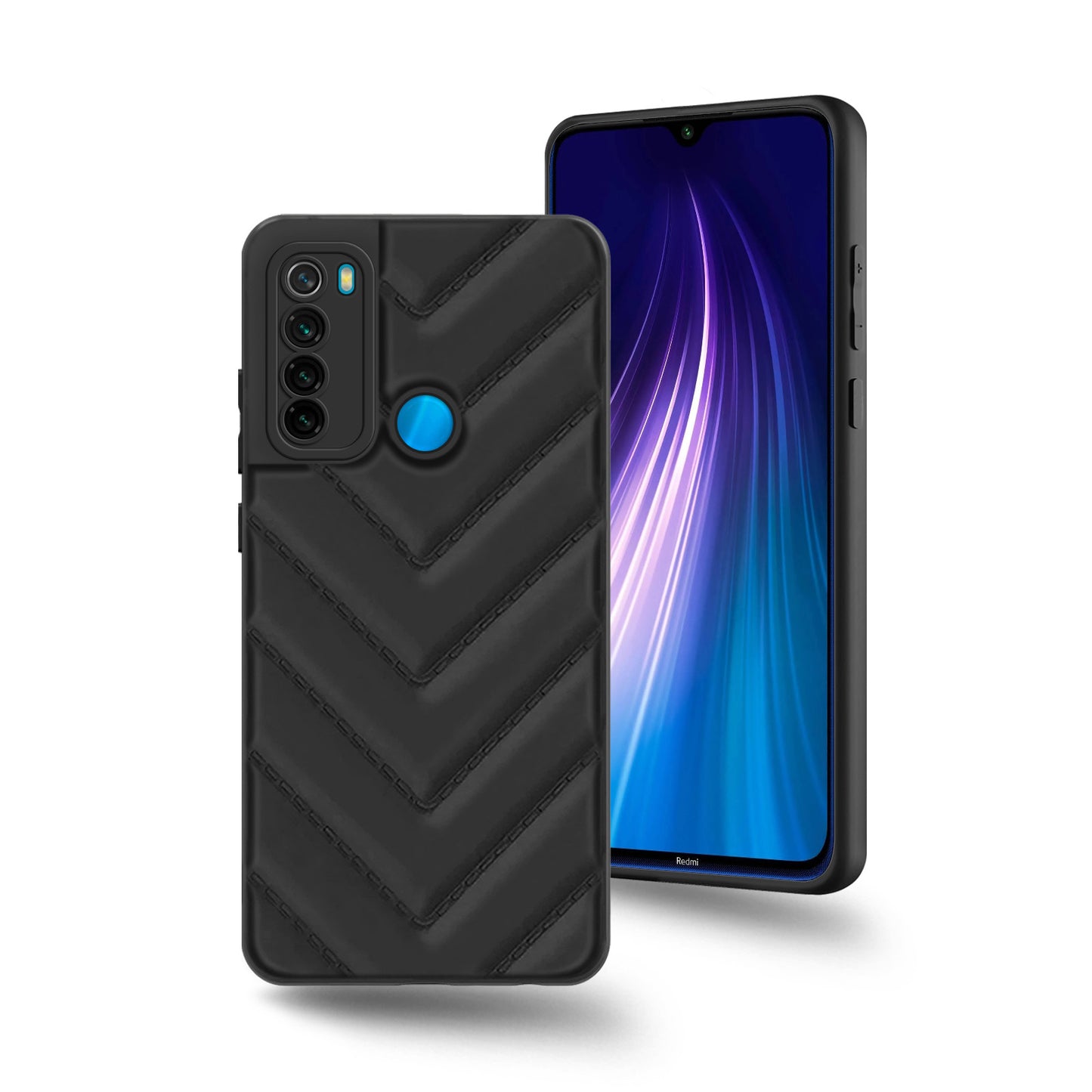 Wave Cushioned Back Cover for Redmi Note 8