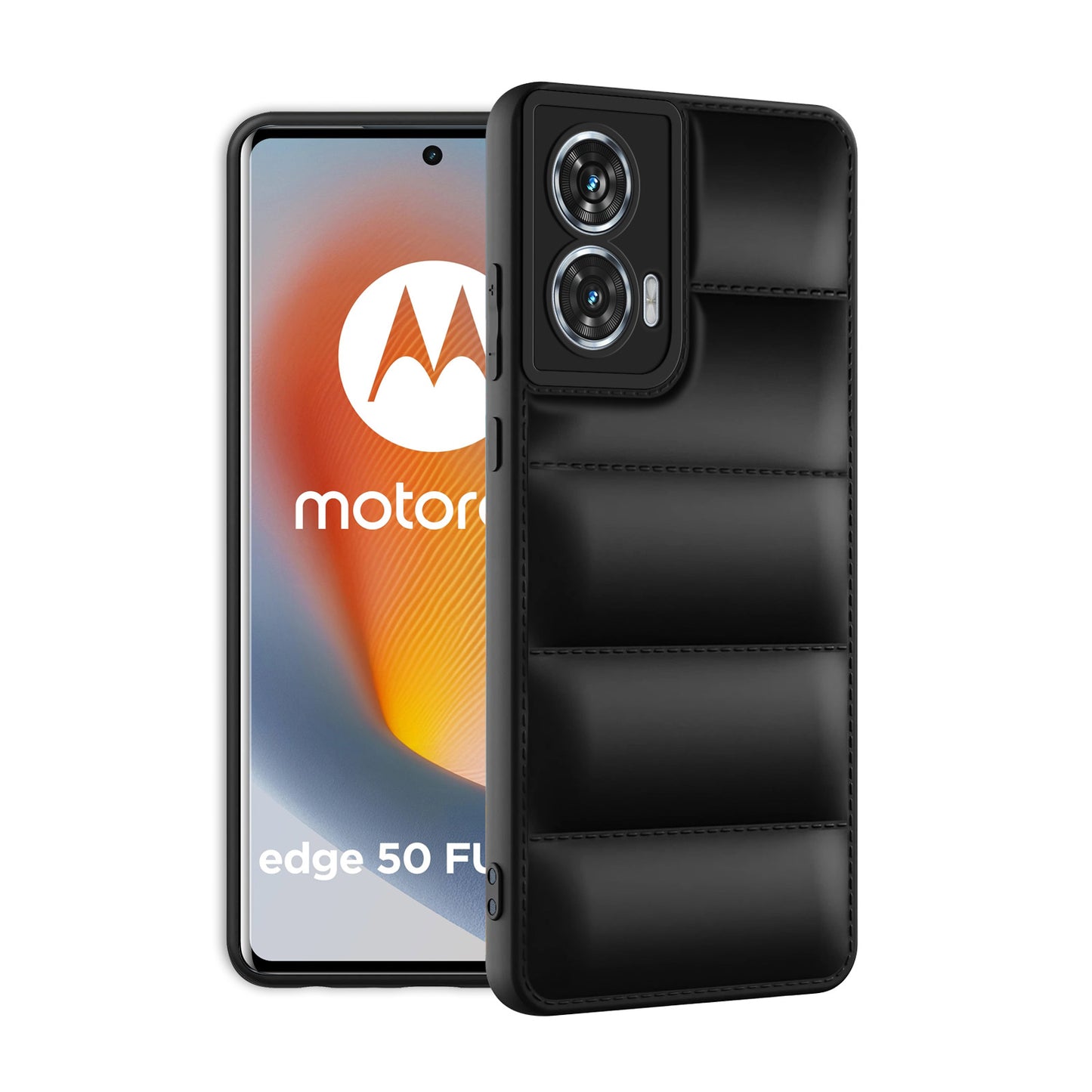 Puffer Back Cover for Motorola Moto Edge 50 Fusion