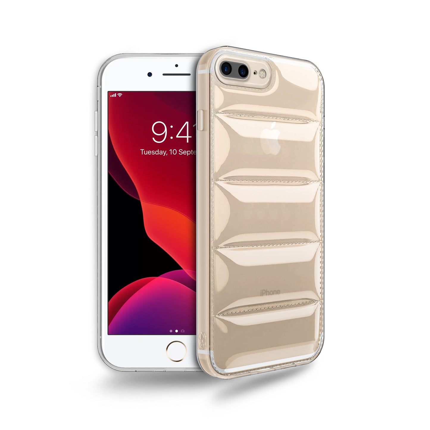 Ultra-Thin Transparent Puffer Back Cover for Apple iPhone 7 Plus