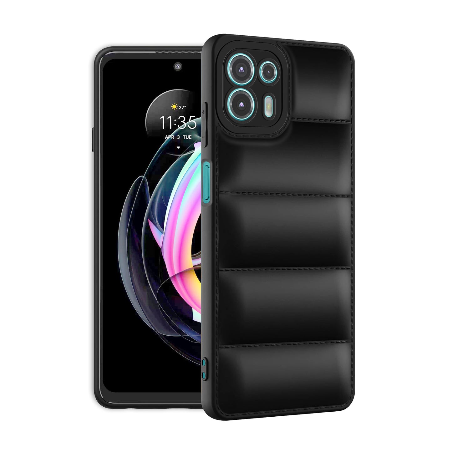 Puffer Back Cover for Motorola Moto Edge 20 Fusion